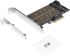 Кутия/Чекмедже за HDD Makki Адаптер M2 SSD NVMe+SATA (M-key+B-key) to PCI Express 3.0 4x adapter снимка 1