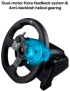 LOGITECH G920 Driving Force Racing Wheel - PC-XB - BLACK - USB снимка 8
