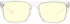 Компютърни очила GUNNAR Intercept Crystal, Clear, Бял снимка 2