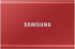 Samsung Portable SSD T7 1TB, USB 3.2, Read 1050 MB-s Write 1000 MB-s, Metallic Red снимка 1