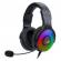 USB RGB LED геймърски слушалки с микрофон Redragon Pandora H350RGB-BK снимка 1