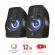 Колонки TRUST Gemi 2.0 Speaker RGB Black снимка 6