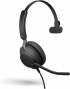 Слушалки JABRA Evolve2 40, USB-A, кабел, On-Ear, Черен снимка 3