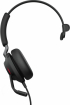 Слушалки JABRA Evolve2 40, USB-A, кабел, On-Ear, Черен снимка 1