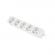 Контакт Lanberg power strip 1.5m, 5 sockets, french quality-grade copper cable, white снимка 1