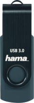 USB памет HAMA Rotate, 256GB,USB 3.0  90 MB-s, Петролно синьо снимка 1