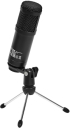 Микрофон Геймърски LORGAR Gaming Microphones, Whole balck color, USB condenser microphone снимка 5