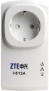 Адаптер за мрежа ZTE H512A, AV200, 1x 10-100Mbps порт, AC гнездо, комплект 2 бр. снимка 1