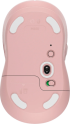 Мишка LOGITECH M650L Signature Bluetooth Mouse - 2000 DPI - Розова снимка 2