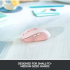Мишка LOGITECH M650L Signature Bluetooth Mouse - 2000 DPI - Розова снимка 13