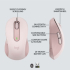 Мишка LOGITECH M650L Signature Bluetooth Mouse - 2000 DPI - Розова снимка 11