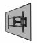 Стойка за телевизор Neomounts Screen Wall Mount (full motion, 3 pivots, VESA 600x400) снимка 2