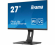 Монитор IIYAMA XUB2793HS-B4 27" IPS LED panel, Ultra Slim, 1920x1080, 75 Hz, 4ms, 300cdm, VGA, HDMI, DP, Speakers, HAS, Pivot снимка 2