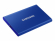 SAMSUNG Portable SSD T7 1TB external USB 3.2 Gen 2 Indigo Blue снимка 3