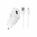 Зарядно за телефон TNB, 5 W, с Lightning кабел, бяло снимка 1