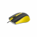 Мишка Yenkee 1015YW, оптична, USB, с кабел, жълта снимка 3