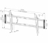 Стойка за телевизор Neomounts Screen Wall Mount (tilt, VESA 800x400) снимка 7