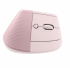 Мишка Logitech Lift Vertical Ergonomic Mouse - ROSE-DARK ROSE - EMEA снимка 2