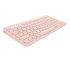 Клавиатура Logitech K380, безжична, компактна, нисък профил, розова, Bluetooth снимка 3