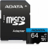 ADATA 64GB MicroSDXC UHS-I CLASS 10 (with adapter) снимка 1