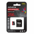 ADATA 256GB MicroSDXC UHS-I U3 V30S High (with adapter) снимка 3