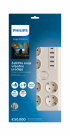 Контакт PHILIPS Surge protector 6 outlets 5 USB ports 2m cable снимка 2