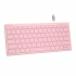 Безжична клавиатура A4TECH FBX51C FSTyler, Bluetooth, 2.4 GHz, USB-C, БДС, Розова снимка 2