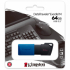 Kingston 64GB USB3.2 Gen 1 DataTraveler Exodia M (Black + Blue) снимка 3