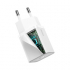 Кабел/адаптер Зарядно устройство Baseus Super Si QC USB-C, 20W, бяло CCSUP-B02 снимка 2