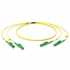 Оптична пач корда E2000-APC - E2000-APC сингъл мод, дуплекс, 2 метра снимка 2