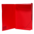 Office 1 Папка, PP, с ластик, червена снимка 2
