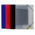 Office 1 Папка, PP, с ластик, червена снимка 3