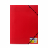 Office 1 Папка, PP, с ластик, червена снимка 1