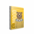 Продукт Gipta Тетрадка Mood, А4, бяла хартия, широки редове, PP корица, със спирала, 80 листа снимка 3