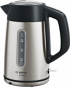 Bosch TWK4P440, Kettle, DesignLine, 2000-2400 W, 1.7 l, OneCup function, Stainless steel снимка 1