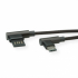 ROLINE 11.02.9036 :: USB 2.0 кабел Type A - Type C M-M, по ъгъл 90°, черен, 1.8 м снимка 1