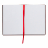 Hugo Boss Тефтер Essential Storyline, бели листове, A6, червен снимка 4