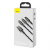 Кабел/адаптер Kабел Baseus Tungsten 3в1 USB-А към Type C - Lightning - micro USB 3.5 A, 1.5м черен снимка 4