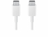 Кабел/адаптер Samsung Cable  USB-C to USB-C 1.8m (3A) White снимка 2