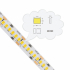 LED Лента SOLI ZC-F2835BL240B-40K90 :: LED лента, 4000K, 240 LEDs-м, 24W-м, 24V, IP20, 10 мм, 5.0 м снимка 4