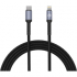 Tellur кабел за данни, USB-C - Lightning, 1 м, черен снимка 2