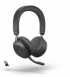 Jabra EVOLVE2 75 слушалки, MS, АNC, Bluetooth, Link380, USB-C, стойка за зареждане снимка 1