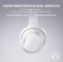 Слушалки Геймърски Razer Barracuda X Mercury White Wireless Multi-platform Gaming and Mobile Headset, Бели снимка 11