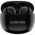 Слушалки Canyon TWS-5 Bluetooth headset, с микрофон, BT V5.3 JL 6983D4, черни снимка 1