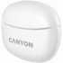 Слушалки Canyon TWS-5 Bluetooth headset, with microphone, BT V5.3 JL 6983D4, бели снимка 4