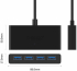 Orico хъб USB3.0 HUB 4 port, 1.0m, black - G11-H4-U3-10-BK снимка 3