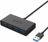 Orico хъб USB3.0 HUB 4 port, 1.0m, black - G11-H4-U3-10-BK снимка 1