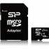 Silicon Power Elite, 128GB, Micro SDHC-SDXC, UHS-I, SD адаптер снимка 1
