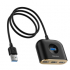 USB Хъб Baseus Square round CAHUB-AY01, 4 в 1 с 3х USB 2.0, 1х USB 3.0 порта, черен снимка 2