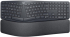 Клавиатура LOGITECH K860 ERGO, Bluetooth, Подложка за китка, 2x AAA, Графит снимка 1